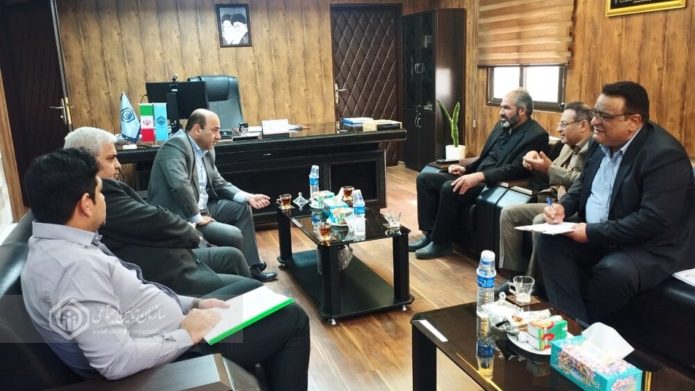 دیدار مدیرعامل شرکت عمران شهر جدید رامین با مدیرکل تامین اجتماعی خوزستان